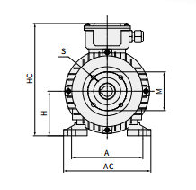 ZOZHI 5.5kw 6 polo 3 fase motor de eje hueco para la lavadora a presi&oacute;n de grado industrial 10
