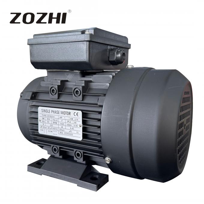 50Hz 0,75KW 1HP 1440rpm condensador de fase &uacute;nica arranque de funcionamiento motor de inducci&oacute;n as&iacute;ncrono 220V/230V AC Volta 60Hz potencia nominal de frecuencia 1