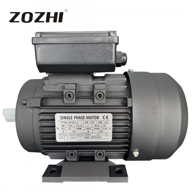 50Hz 0,55KW 0,75HP 1440rpm condensador monof&aacute;sico de arranque de funcionamiento motor de inducci&oacute;n asincr&oacute;nico 220V/230V voltaje de corriente alterna 60Hz potencia nominal de frecuencia 2