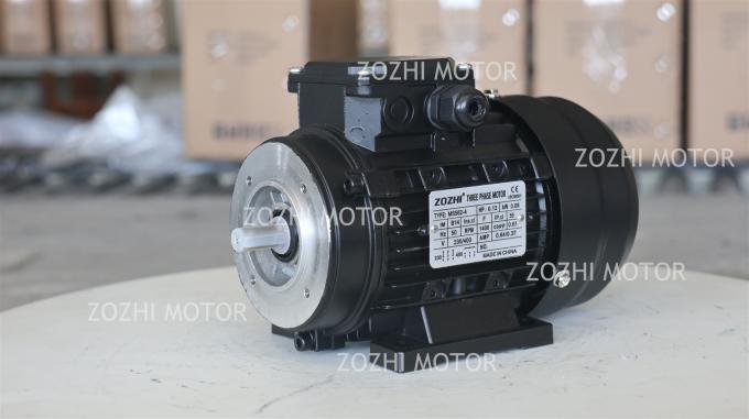 Motor eléctrico asíncrono de cuatro polos de 0.09kw 0.12Hp a prueba de agua de 50Hz 60Hz 380V 1500RPM trifásico cerrado 220V CA 0