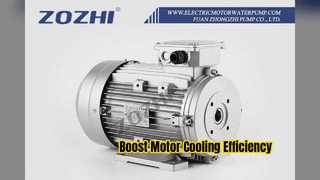 Aspa de ventilador de refrigeración eficiente para motores de CA con estructura 315