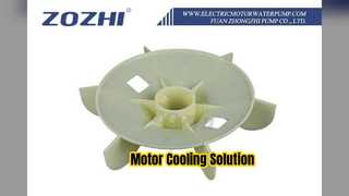 Aspas de ventilador de plástico blanco 24x151mm 7 aspas