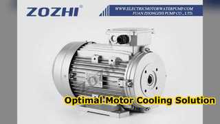 Reemplazo de las aspas del ventilador de refrigeración del motor del marco Y2 315