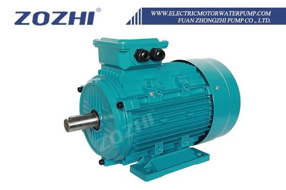 Motor de bomba de inducción de tres fases 0.75KW 220/380V 1390 RPM Montaje de brida impermeable IE2 ZOZHI