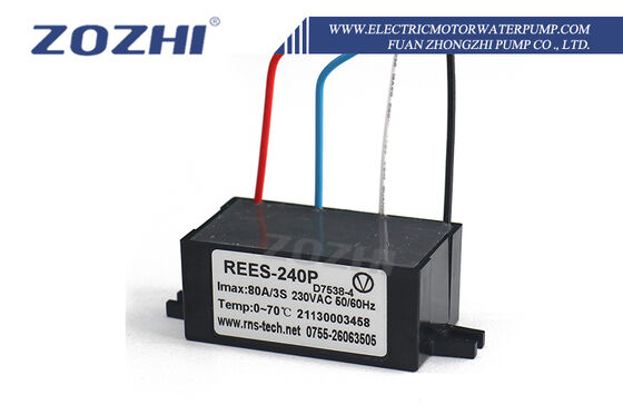 REES-240P 230V Accesorio del motor del interruptor centrífugo electrónico con corriente máxima de 80A/3s y rango de temperatura de 0-70 °C